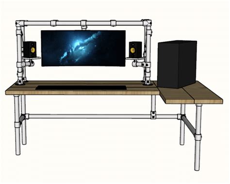 DIY gaming desk - Simplified Building