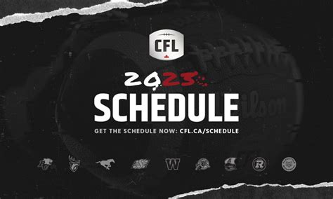 CFL Schedule 2023, CFL Scores Today - CFL News Hub