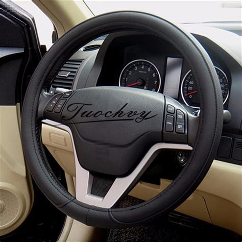 Microfiber Leather Steering Wheel Cover Universal 38CM Car Steering ...