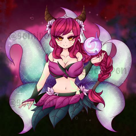 Elderwood Ahri by GomiPon on DeviantArt