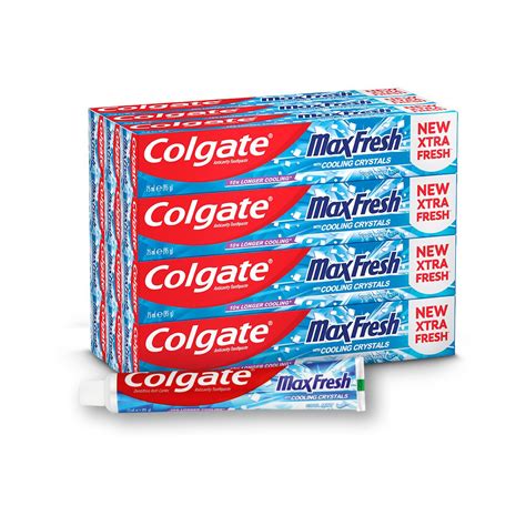 Colgate Max Fresh Cool Mint Gel Toothpaste | Bulk Offer - 12 X 75ml | Shop Today. Get it ...