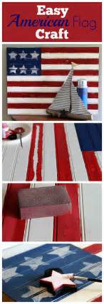 Easy American Flag Craft | American flag crafts, American flag, July crafts