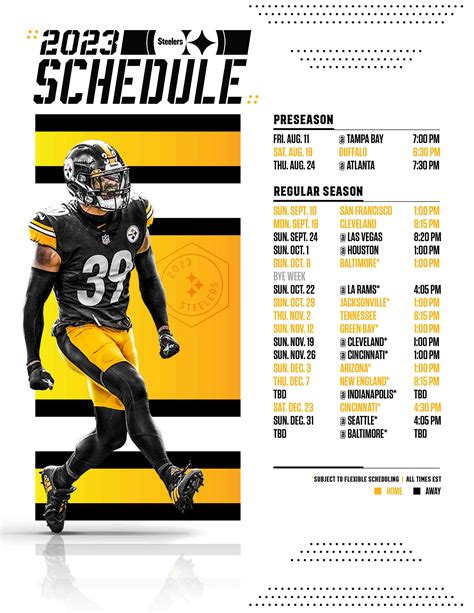 Terence Sutton Berita: Steelers Schedule 2023 To 2024