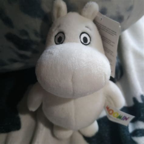 Official small Moomin plush, in great condition... - Depop