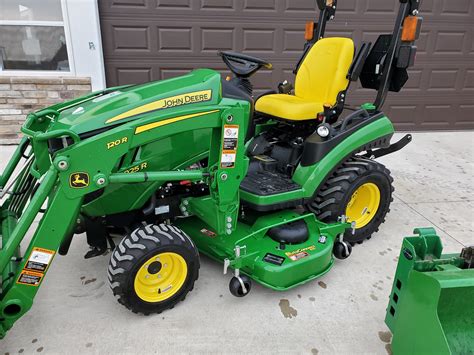 2018 John Deere 1025R Tractor, Loader, Mower, Snow Pusher - ReGreen Equipment