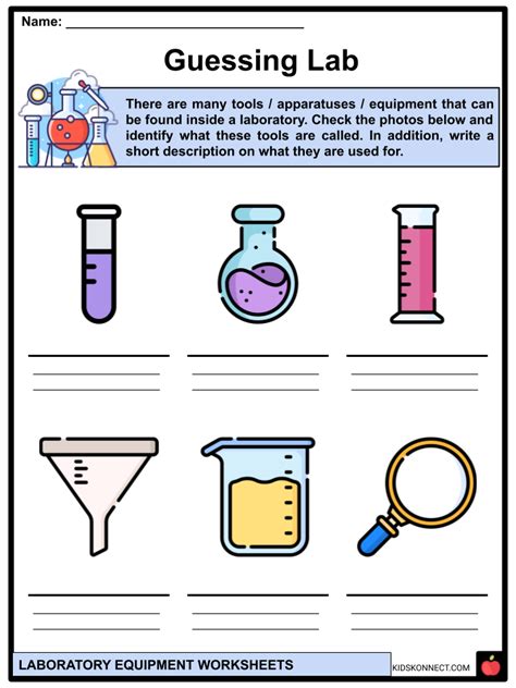 Biology Lab Equipment Worksheet