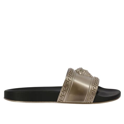 Versace Gold Medusa Slides | ModeSens | Versace gold, Versace, Versace sandals