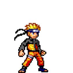 上 transparent naruto pixel art gif 116486