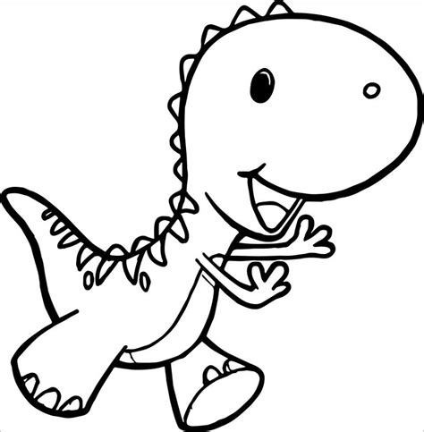 Baby Dinosaur Coloring Pages - ColoringBay