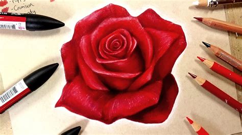 How To Draw A Realistic Rose