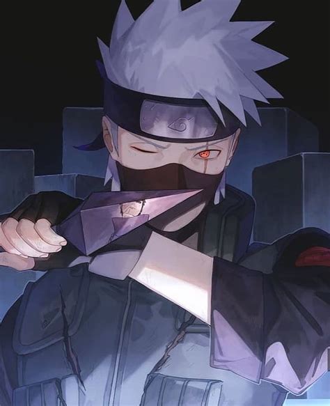 Kakashi Hatake, anime, fanart, naruto, obito, HD phone wallpaper | Peakpx