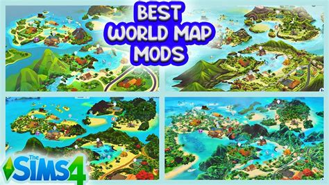 The Sims 4 World Map - Map of world