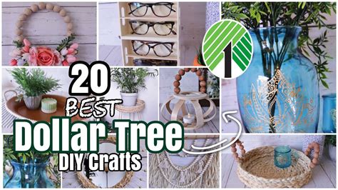 20 Best DOLLAR TREE DIY High End Crafts! - YouTube