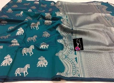 Real Zari Silver Party Wear Pure Dori Silk Saree, With Blouse Piece at Rs 1699 in Chennai