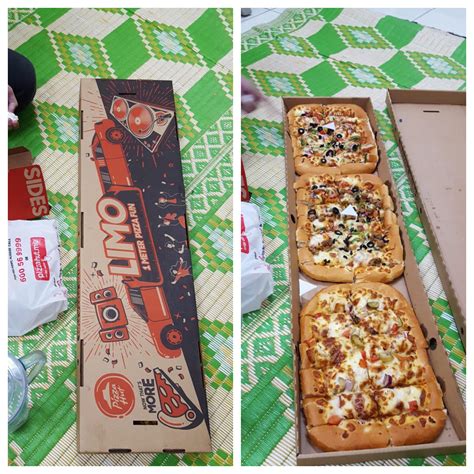 This limo pizza(s) my family bought in Middle East. : mildlyinteresting