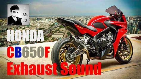 เสียงท่อ HONDA CBR650F (Exhaust Sound) - YouTube