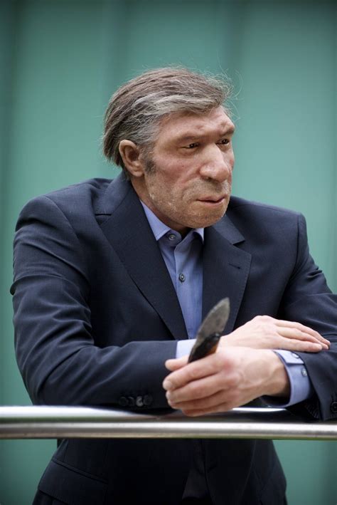 The Human Ape - Lifelike reconstruction of a Neanderthal man