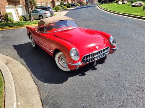 1954 Chevrolet Corvette 235CI Blue Flame I6 – Muscle Vintage Cars