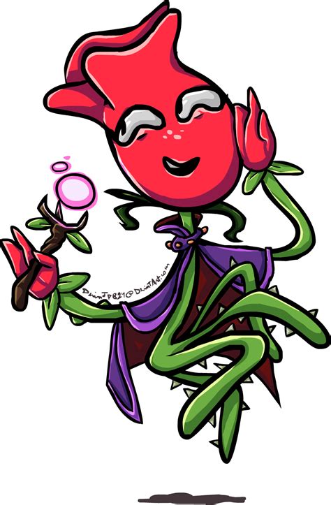 PVZHeroes - Rose by DevianJp824 on DeviantArt