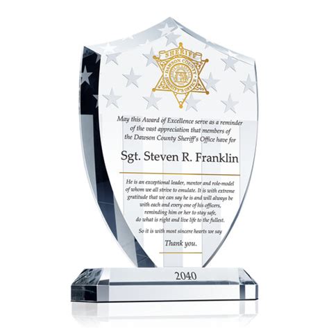 Police Appreciation Quotes, Messages and Plaque Wording Ideas | DIY Awards