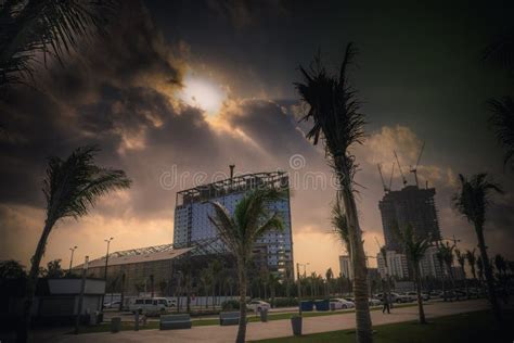 Jeddah Saudi Arabia Building Under Construction . Stock Photo - Image of arabia, light: 185596056