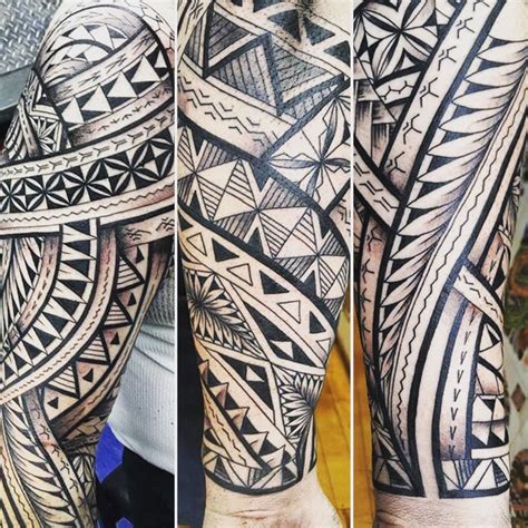 Traditional Tongan full sleeve. Steve Ma-Ching. Western Tattoo Studio ...