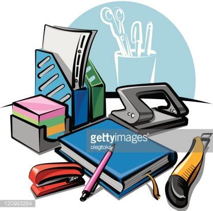 Stationery,Office Tools Stock Clipart | Royalty-Free | FreeImages