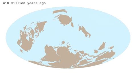 The breakup of Pangaea - Vivid Maps | Pangaea, Plate boundaries, Map