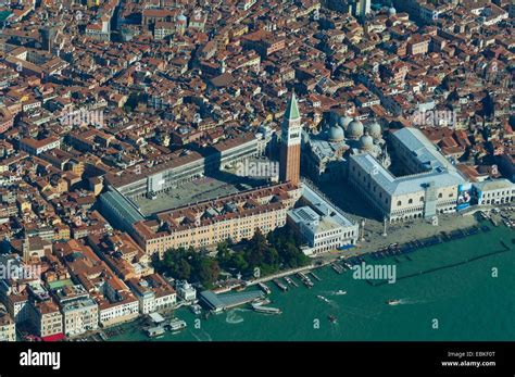 Aerial view of Piazza San Marco, Venice, Italy, Europe Stock Photo - Alamy