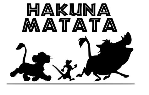 Simba Timon And Pumbaa Hakuna Matata Svg Clipart Vectorency | The Best Porn Website