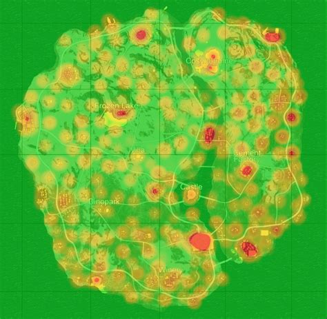 Vikendi loot heatmap! : r/PUBATTLEGROUNDS