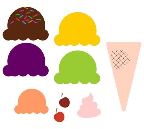 Ice Cream Cone Pattern Printable | Printablee | Cone template, Templates printable free, Ice ...