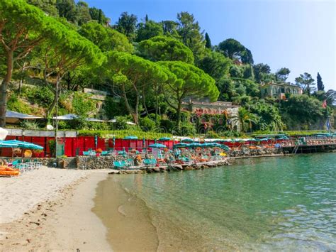 Portofino, Italy - September 16, 2019: Beach Known As Paraggi Near Portofino in Genoa Editorial ...