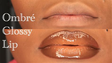 How To : Ombrè Glossy Lip Combo * - YouTube