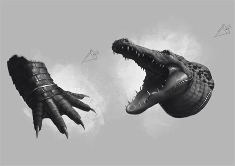 Crocodile Anatomy Close by wavenwater on DeviantArt