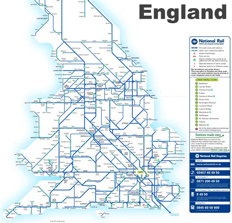 Rail Map Of London