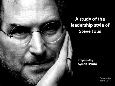 Steve jobs, Leadership model