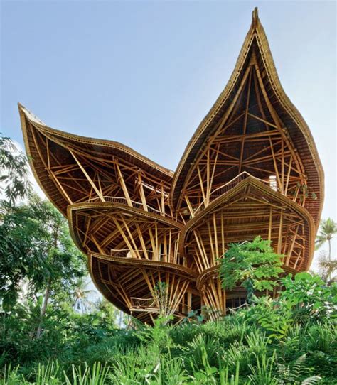 Bamboo House in Bali in 2024 | Bamboo architecture, Bamboo house, Green ...