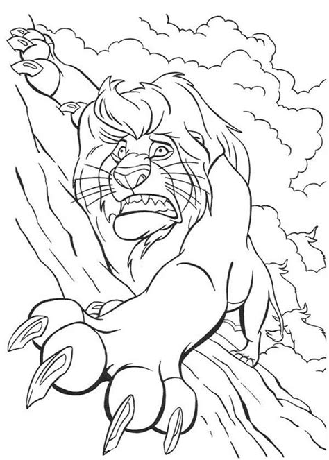 Lion King Coloring Pages Scar And Mufasa