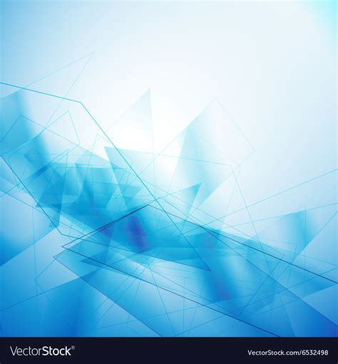 Blue geometric abstract background Royalty Free Vector Image