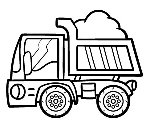 28 Dump Truck Coloring Pages - ColoringPagesOnly.com