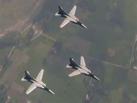 Indian Air Force Mig-27 ML ground attack jets on their last sortie at Hasimara Airbase. [1061* ...