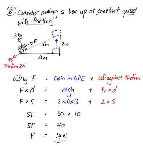 Formula To Find Work Physics