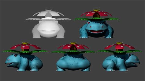 Pokemon Venusaur 3D Model for 3D Printing free 3D model 3D printable | CGTrader