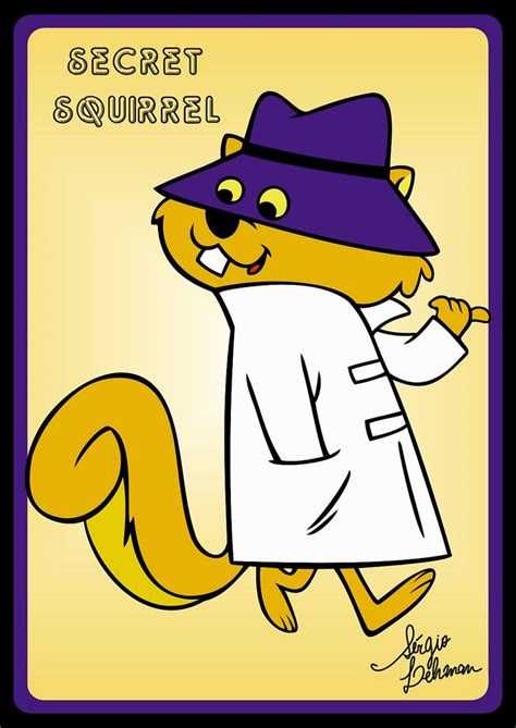 Secret Squirrel | Old cartoon characters, Secret squirrel, Classic ...