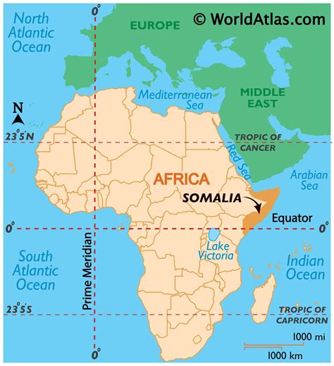 Somalia Maps & Facts