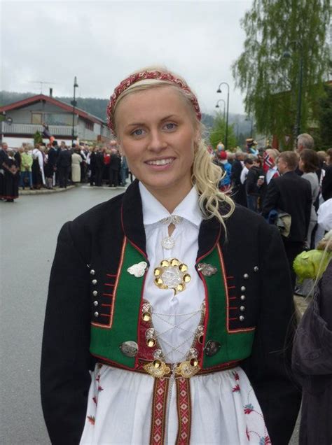 Independence Day 17 of May A beautiful Norwegian girl in her Bunad from ...