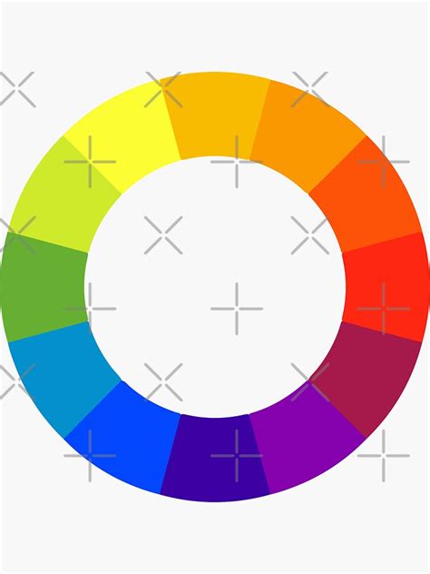 "Pantone color wheel" Sticker for Sale by bigmoments | Redbubble