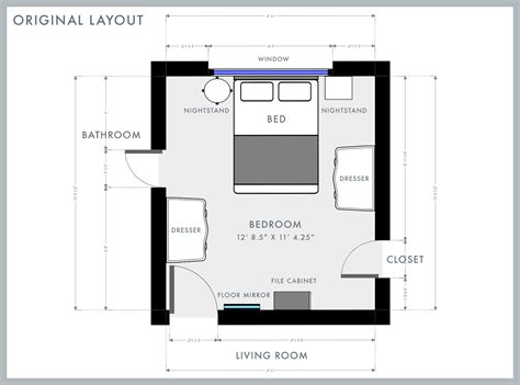 Ryann's Bedroom Layout Design Agony: Can An Adult Bedroom Have A Bed In The Corner? - Emily ...