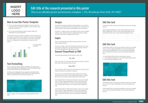 Presentation Poster Templates - Free PowerPoint Templates